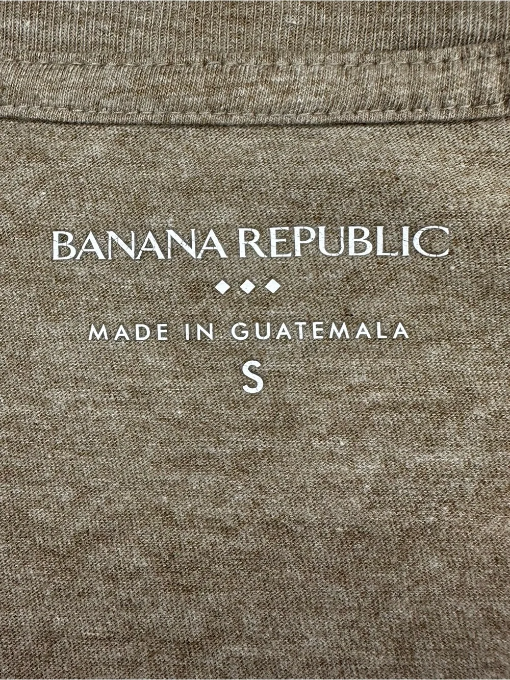 Banana Republic Elephant Graphic T Shirt Mens Small Khaki Scribble Sketch Tee